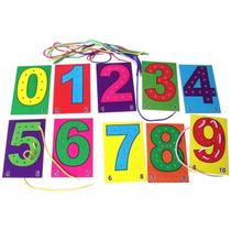 Alinhavo numerais com 10 peças - carimbras - 2020