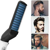 Alisador De Barba E Cabelo Barbeiro Chapinha Hair Modelador - Yabox