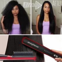 Alisador de cabelo 2 em 1 ferro de ondulação profissional 2-way rotativa modelador de cabelo escova alisador