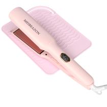 Alisador de cabelo de ferro plano MEIBEAZON Placa de cerâmica de 1,7 polegadas