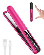 Alisador de cabelo sem fio Hoson Portable Mini Flat Iron