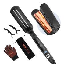 Alisador de cabelo VEVOR Titanium Flat Iron 1,5 polegadas 110V/240V