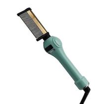 Alisadores de cabelo escova de alisamento de cabelo pente de aquecimento quente modelador de cabelo em linha reta ondulação modelador de ferro ondulado verde