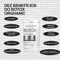 Alisamento italian bealty escova organica btox capilar mega liso alto impacto terapia 1000ml