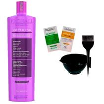 Alisante Capilar Progressiva Loiras Select Blond Prohall 1 Litro +Cumbuca e Sachês