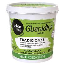 Alisante em Creme Salon Line Guanidina Mild Tradicional 215g Alisante em Creme Salon Line Guanidina Mild Tradicional 215g