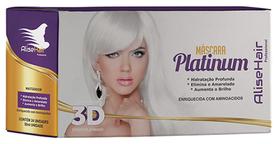 Alise Hair Máscara Matizadora Platinum 3D 50ml 24 unidades