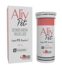 Aliv Pet Cães 150 Mg 40 comprimidos Agener Aliv Pet Cães 150 Mg 40 comprimidos Agener