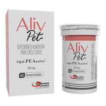 Aliv Pet Opti-Pea Active 50Mg C/40 Comprimidos Agener União - Agener Uniao