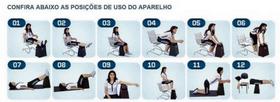 Alivio dores na perna massagem corporal ativa circulação com controle