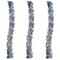 Aljofre palito c/strass 15mm em abs cor prata metro Aljofre palito c/strass 15mm em abs cor prata metro