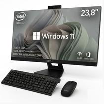 All In One Computador Intel I7 16gb Ssd256gb Tela 23,8 Full HD PC Completo Webcam Win 11 Office Bivolt Wifi Ips CoreI7 Bluetooth kit mouse teclado All In One Computador Intel I7 16gb Ssd256gb Tela 23,8 Full HD PC Completo Webcam Win 11 Office Bivolt Wifi Ips CoreI7 Bluetooth kit mouse teclado