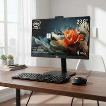 All In One Intel Core i7 16GB RAM SSD 512GB Tela 23.8 Full HD WiFi Bluetooth Windows 11 Bivolt Computador Completo Teclado e Mouse