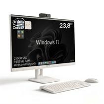 All In One Sophi E240 Intel I7 16gb SSD 256gb 23.8 Full HD Wifi 5ghz Bluetooth Computador Completo Pc Windows 11 Kit Teclado e Mouse WebCam Integrada