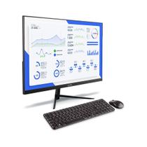 All in One, Windows 11 Home, 23,8 Pol. Full HD, Intel Core i3, 4GB 128 GB SSD, Preto Ultra