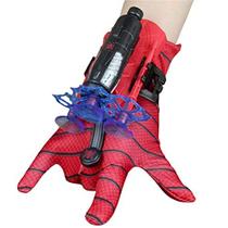 allflash Luvas de aranha Homem Web Shooter para crianças, Lançador Spider Kids Plástico Cosplay Luva Herói Movie Launcher Pulso Toy Set Funny Decorate Crianças Brinquedos Educativos Engraçados