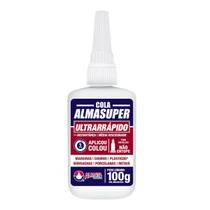 ALMASUPER ULTRARRAPIDO Cianoacrilato 100g - ALMATA QUIMICA ALMASUPER ULTRARRAPIDO Cianoacrilato 100g - ALMATA QUIMICA