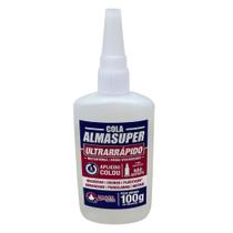 ALMASUPER ULTRARRAPIDO Cianoacrilato 100g - ALMATA QUIMICA