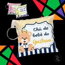 Almochaveiro chá de bebê tam. 9x9cm masculino cor colorido Almochaveiro chá de bebê tam. 9x9cm masculino cor colorido