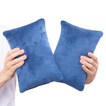 Almofada 1 MIDDLE ONE Memory Foam 28x18cm, pacote com 2 unidades, azul