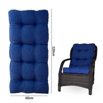 Almofada 120x60 Para Cadeiras de Bambu e Vime - Azul