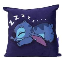 Almofada 25 x 25 cm Stitch Just Chill Zona Criativa 01144