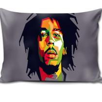 Almofada 27x37 Bob Marley Reggae King Decoração - Hot Cloud Shop