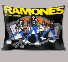 Almofada 27x37 Ramones Punk Rock Classic Decoração Presente