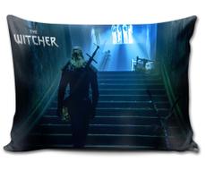 Almofada 27x37 The Witcher Serie Presente Decoração Gamer