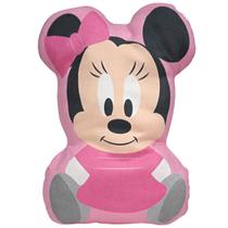 Almofada 2D Berço Bebê Recém Nascido Infantil Macio Lavável Disney Minnie BabyGo - Baby Go