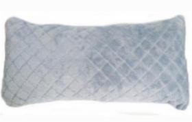 Almofada (30 X 60 Cm) Plush S/Z Inove Liso Azul Céu