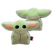 Almofada 3D Baby Yoda Aveludada Oficial The Mandalorian S.W. - Zona Criativa
