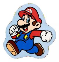 Almofada 3D Super Mario Evergreen - Zona Criativa