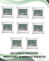 Almofada 40x40 Enchimento Fibra Siliconada Capa TNT Macia
