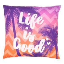 Almofada 40x40cm - Tropical Life Is Good Almofada 40x40cm - Tropical Life Is Good