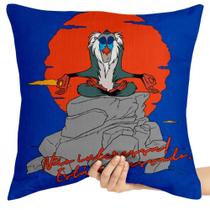 Almofada 45x45 cheia Rei Leão Rafiki