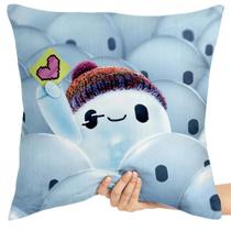 Almofada 45x45 cheia Ron Bugado coração Almofada 45x45 cheia Ron Bugado coração