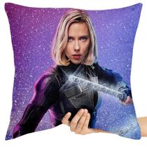 Almofada 45x45 cheia Viúva Negra bastão Almofada 45x45 cheia Viúva Negra bastão