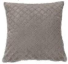 Almofada 45x45cm Plush Inove Liso com Zipe Taupe Almofada 45x45cm Plush Inove Liso com Zipe Taupe