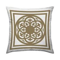Almofada 55x55cm Linho Estampada C/Enchimento 9690 Kacyumara