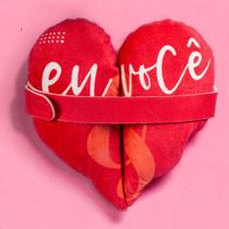 Almofada Abraço 2 Peças Com tiras autocolantes - Eu e Você