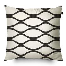 Almofada Algodão Estampada Micah 40x40cm Preto