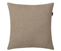 Almofada Algodão Favo de Mel Bege 40x40cm