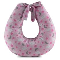 Almofada amamentação amamentar menina menino - estrela rosa