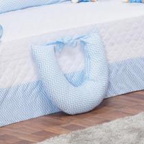 Almofada Amamentação Chevron Azul