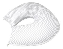 Almofada Amamentação Cinza Antifúngica Antimite Bebê Querido