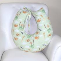 Almofada Amamentação Estampada Com Ziper Em Toda Lateral Menino