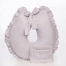 Almofada Amamentação para Bebê com Almofada Apoio de Cabeça