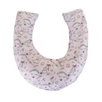 Almofada Amamentação Para Bebê Menina Dino Rosa