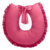 Almofada Amamentação U Conforto Máximo Mamãe E Bebê - Pink